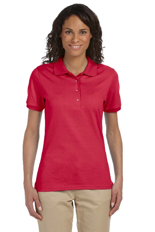 Jerzees Womens SpotShield Stain Resistant Short Sleeve Polo Shirt - True Red Classic Women's Tweed Jerzees Womens SpotShield Stain Resistant Short Sleeve Polo Shirt - True Red Classic Women's Tweed