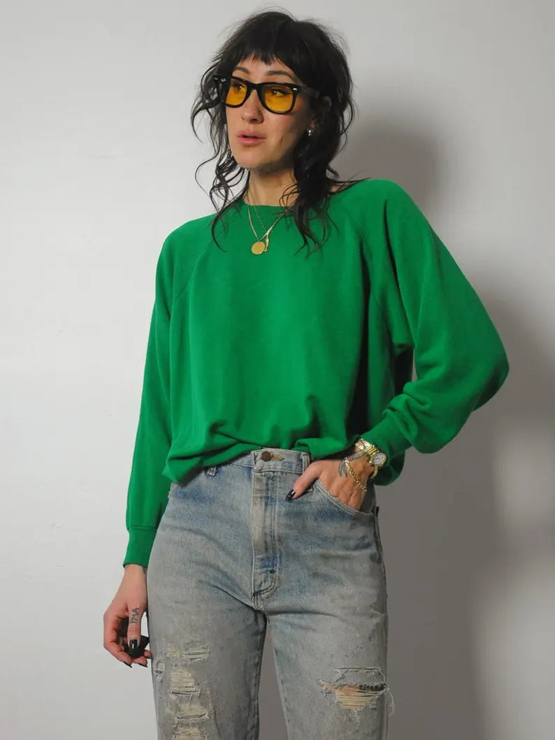 Soft Kelly Green Sweatshirt