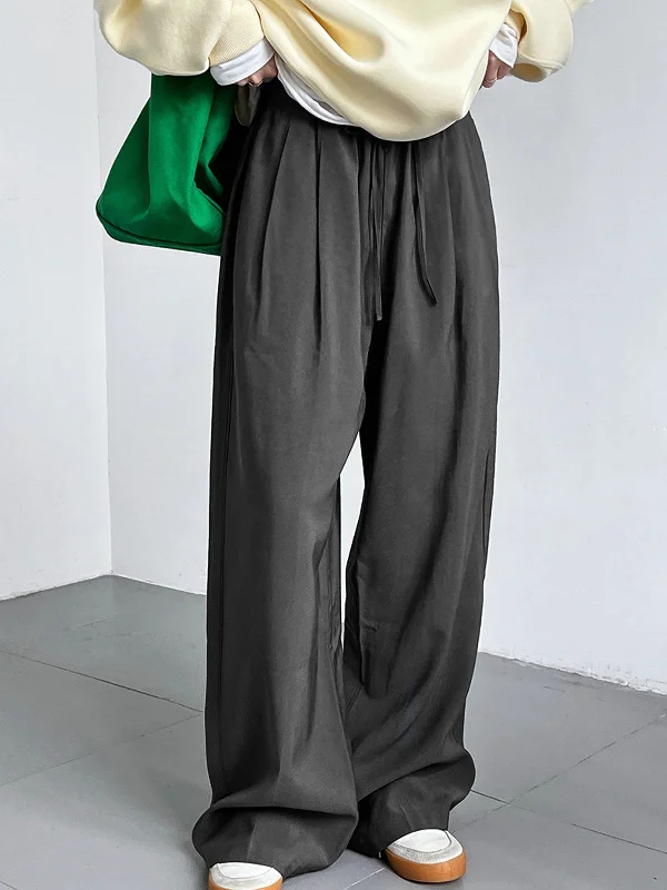 BerryBetty - Rule Breaker Pockets Wide Leg Pants Practical Women's Multi - 