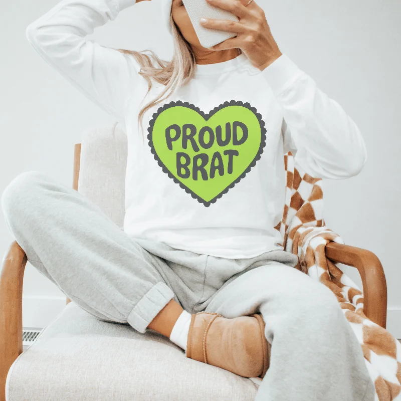 Proud Brat Retro Sweatshirt or T Shirt