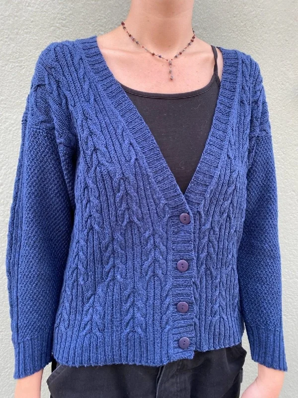 Flette jacket by Hanne Falkenberg, No 21 knitting kit Geometric
