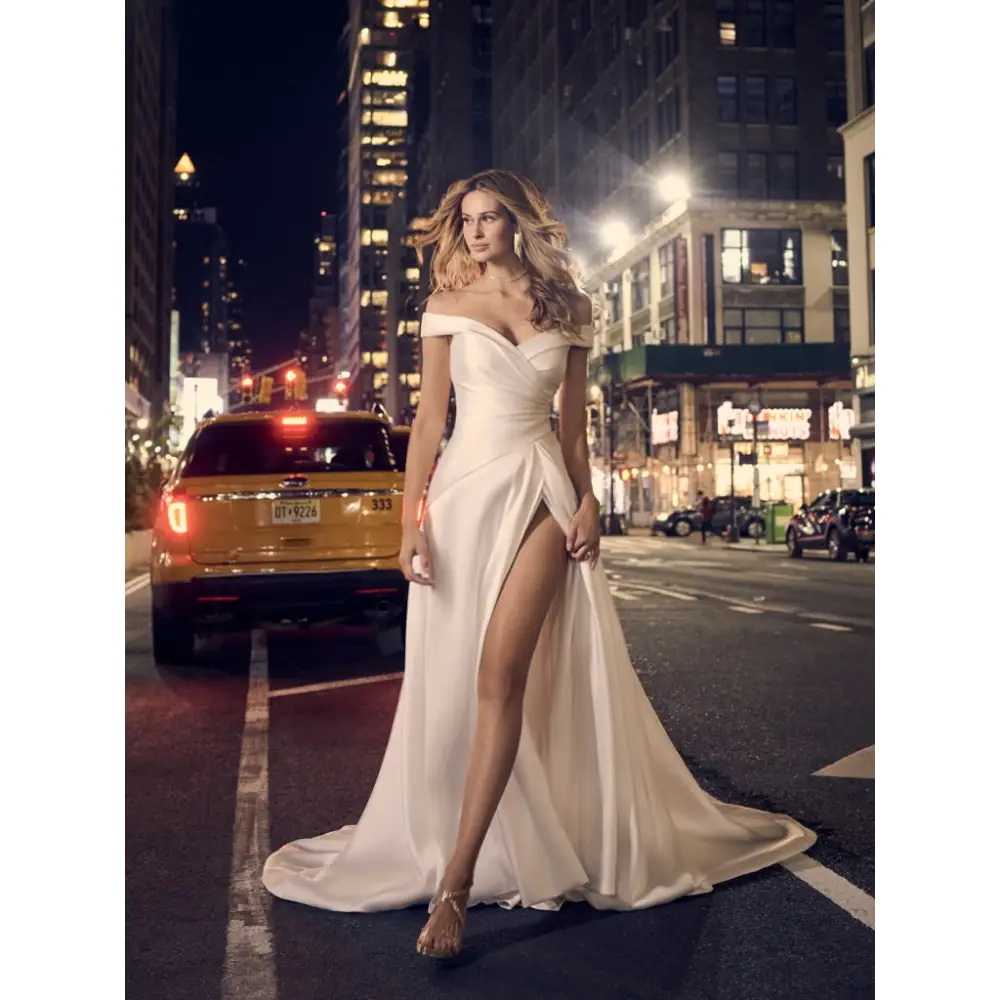 Darius by Maggie Sottero Sleek Women's Metallic