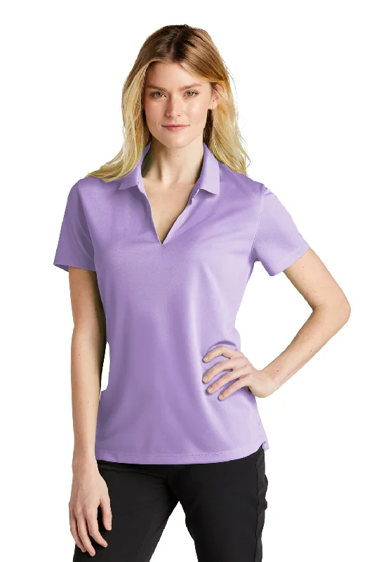 Nike Womens Dri-Fit Moisture Wicking Micro Pique 2.0 Short Sleeve Polo Shirt - Urban Lilac Purple Cashmere Nike Womens Dri-Fit Moisture Wicking Micro Pique 2.0 Short Sleeve Polo Shirt - Urban Lilac Purple Cashmere