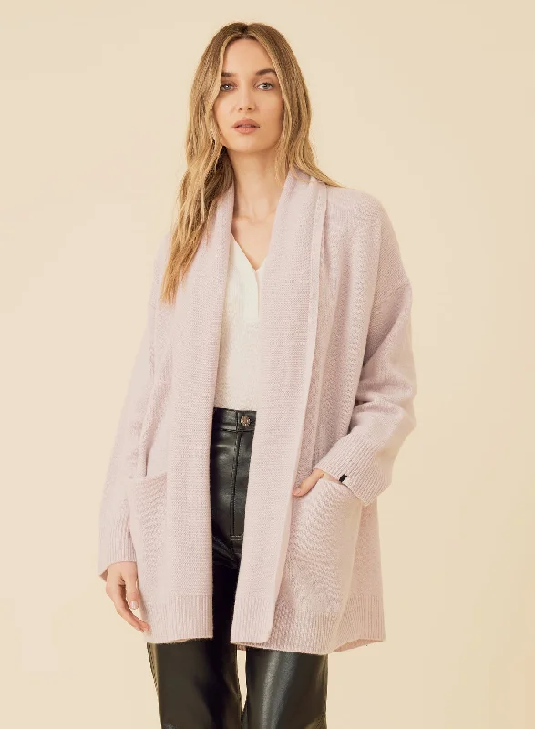 Bixby Cashmere Cardigan - Orchid