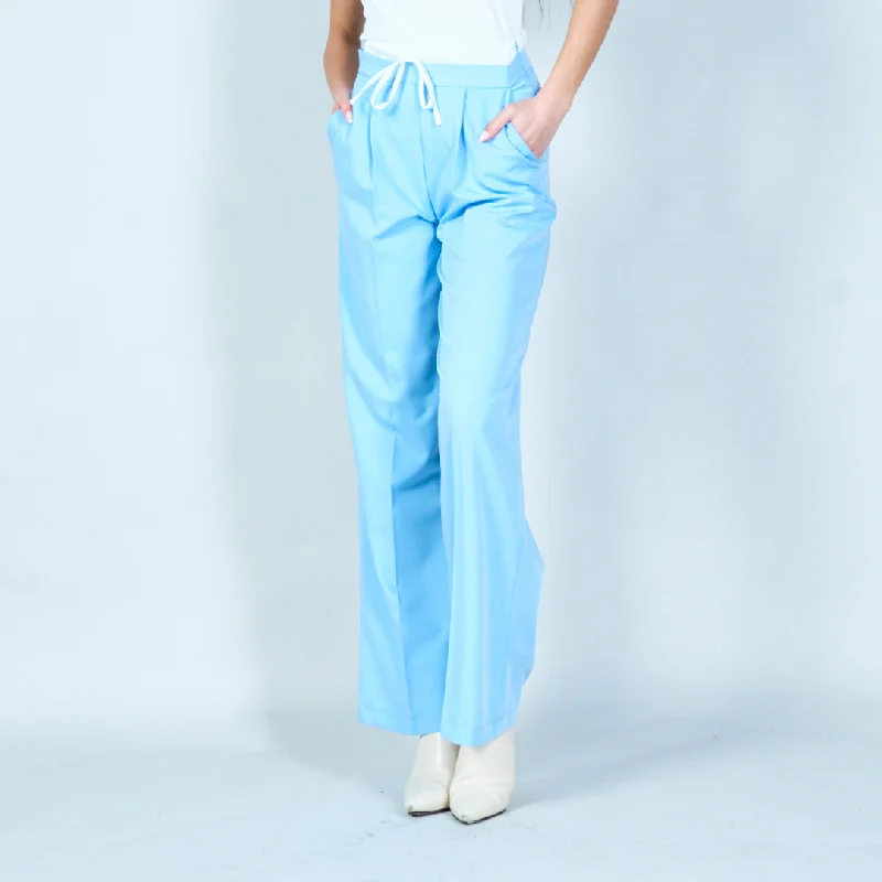 Wide-leg drawstring trousers wholesale Traditional Women's 