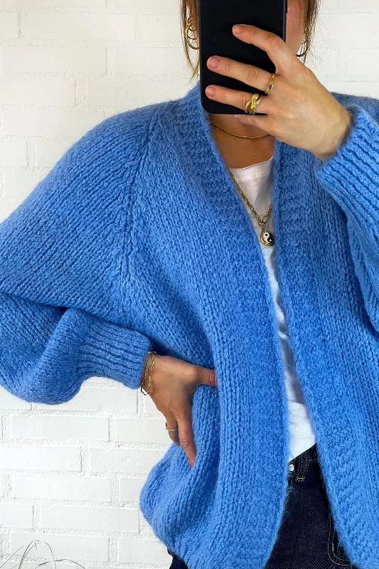 Noella - Fora Knit Cardigan - Blue