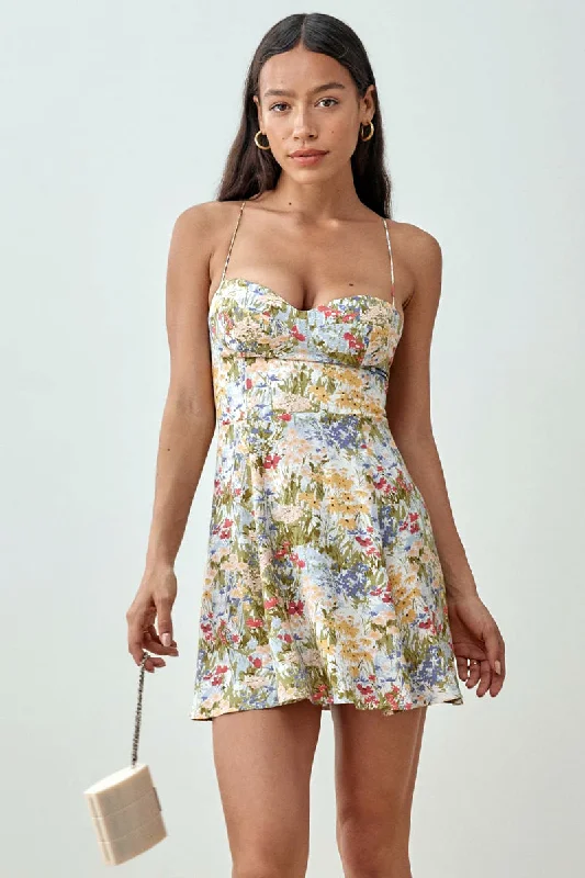 Season Favorite Floral Print Mini Dress Sporty Women's Tennis