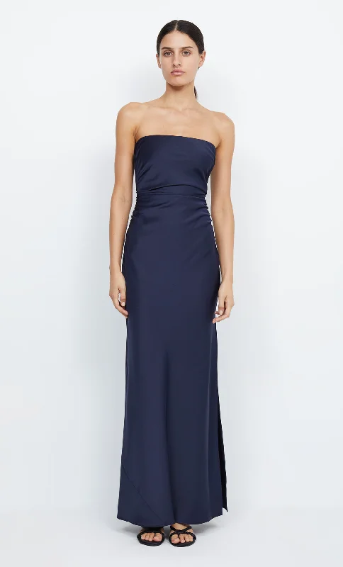 ETERNITY STRAPLESS MAXI - INK Classic Women's Tweed