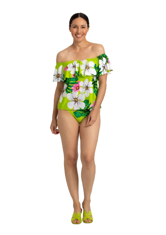 Bellagio Off-Shoulder Flounce Loose Fit Bandini (BG-176) Streetwear Style for 