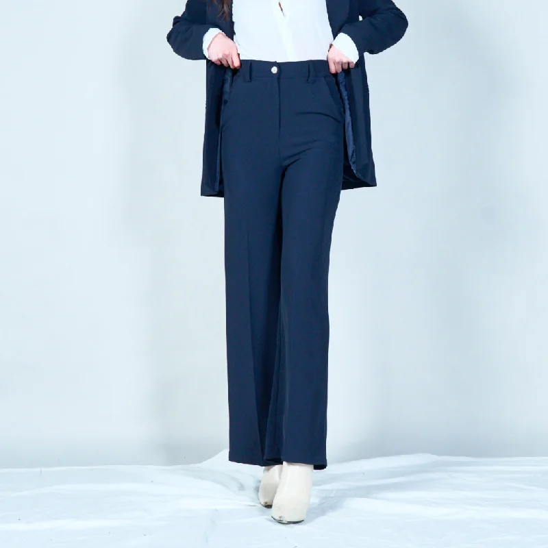 Wide-leg high-waist trousers wholesale Elegant Women's 