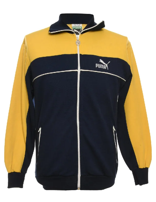Classic Puma Track Top - L Monochromatic Office Style