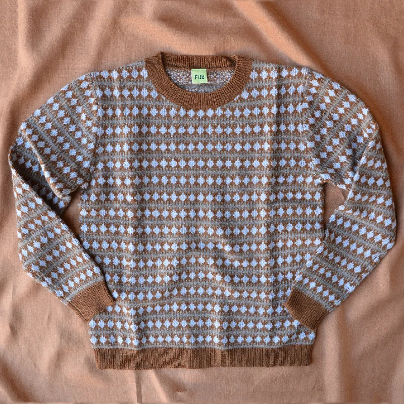 Jacquard Sweater - Lambswool - Amber (2-9y) Practical Women's Multi - 