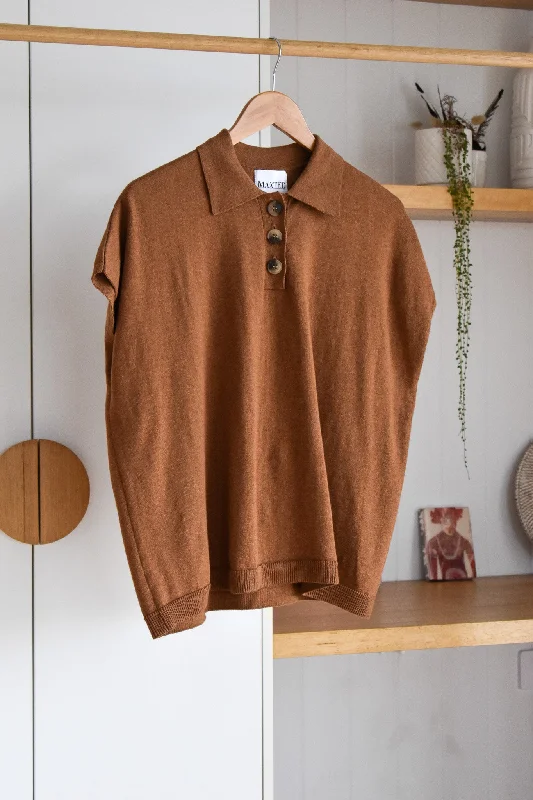 Camel Polo T Shirt Women