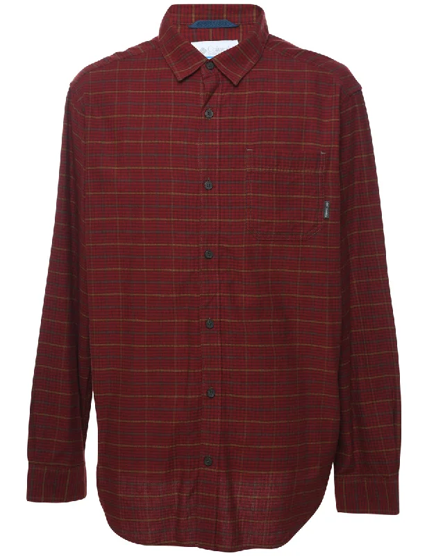 Columbia Checked Shirt - L Classic Women's Pin - striped