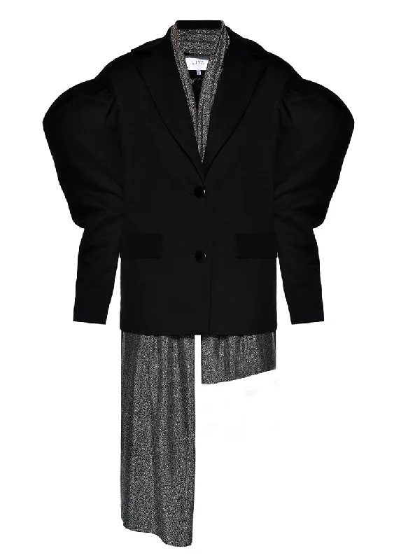 BLAZER WITH REMOVABLE SCARF Tough Women's Military - inspired