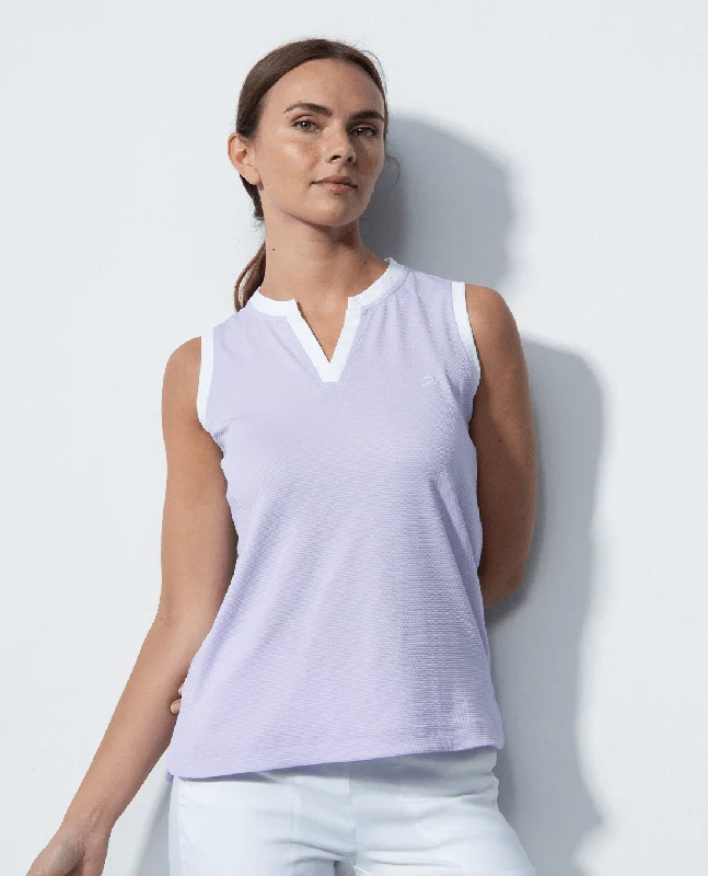 DAILY SPORTS Massy Loose Sleeveless Polo 106 Meta Violet Laid - back Women's Vibe