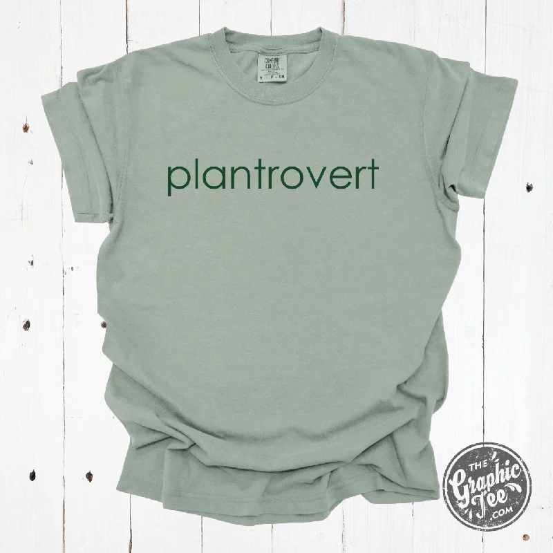 Plantrovert Round Pigment Dyed Tee Cool Women's Distressed