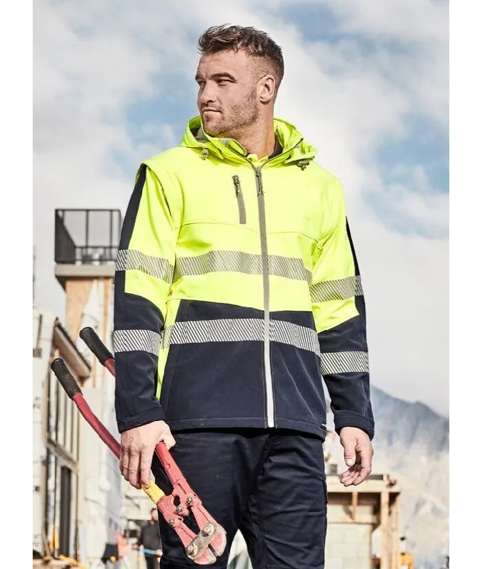 Unisex 2 in 1 Stretch Softshell Taped Jacket Laid - back Women's Vibe