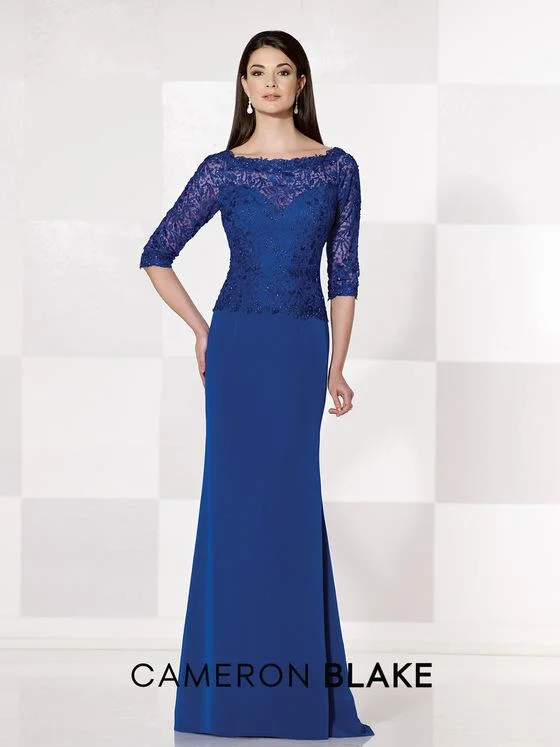 Mon Cheri 215645 Dress Blue