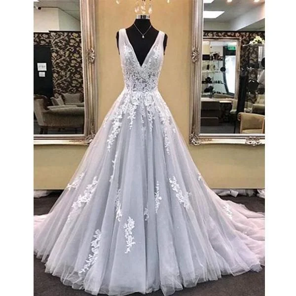 Elegant V Neck Tulle Applique Formal Inexpensive Long Prom Dresses, PD4558893 Dynamic Women's High - energy Elegant V Neck Tulle Applique Formal Inexpensive Long Prom Dresses, PD4558893 Dynamic Women's High - energy