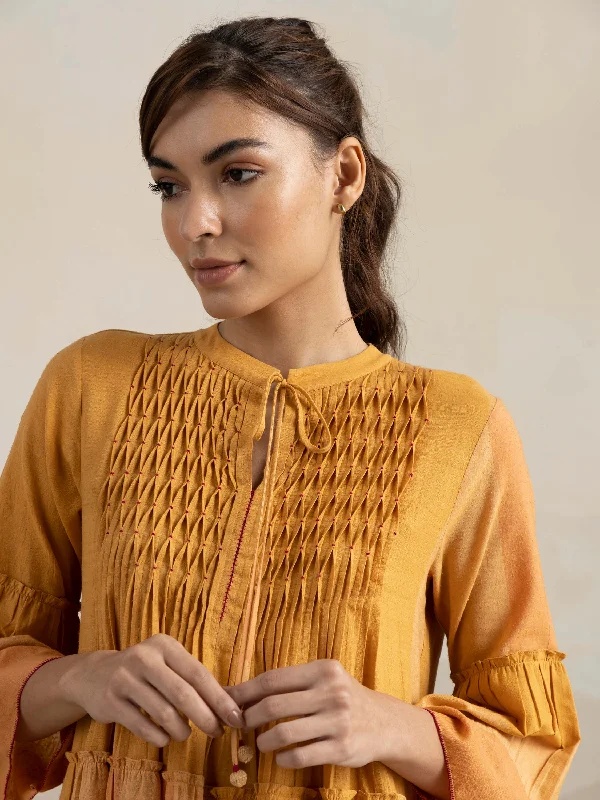 Maple Tier Midi Dress Elegant Women's 