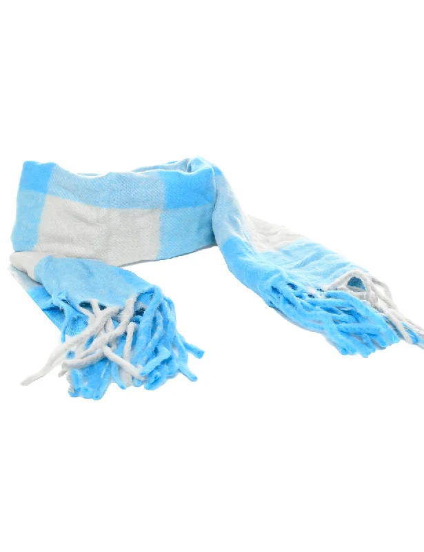 Checked Winter Scarf - M Elegant Women's 