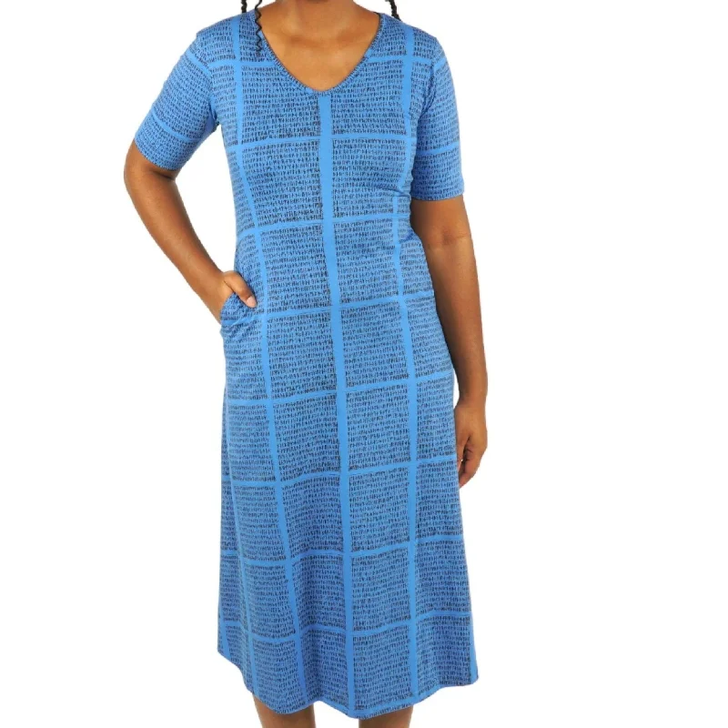 Codex Runicus Midi Dress (No Waist Seam) [FINAL SALE] garde