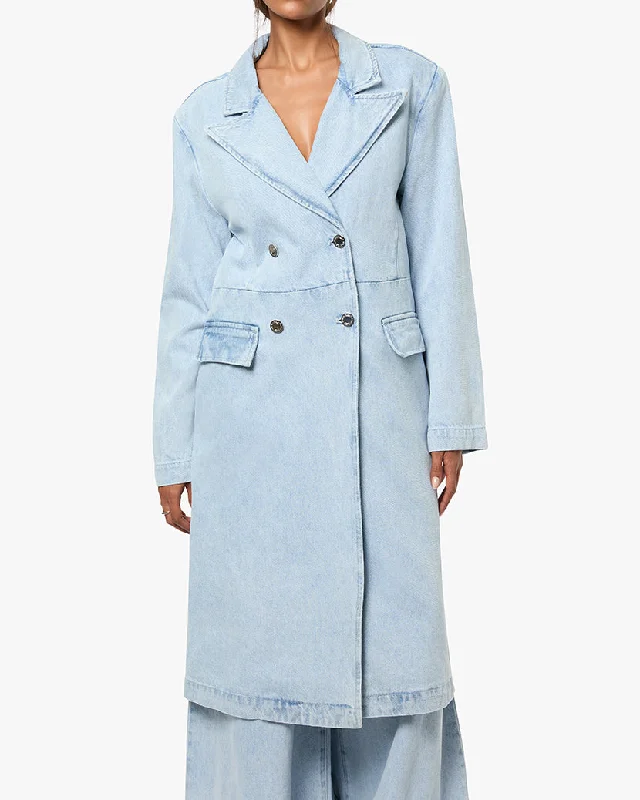 Denim Blazer Jacket Confident Women's Power