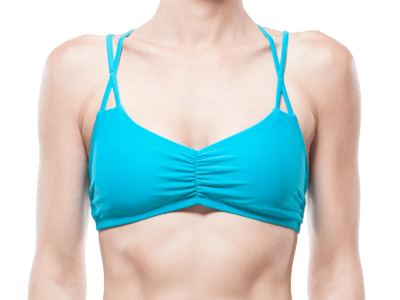 Aqua | X Strap Swim Top Earthy Women's Hemp - based