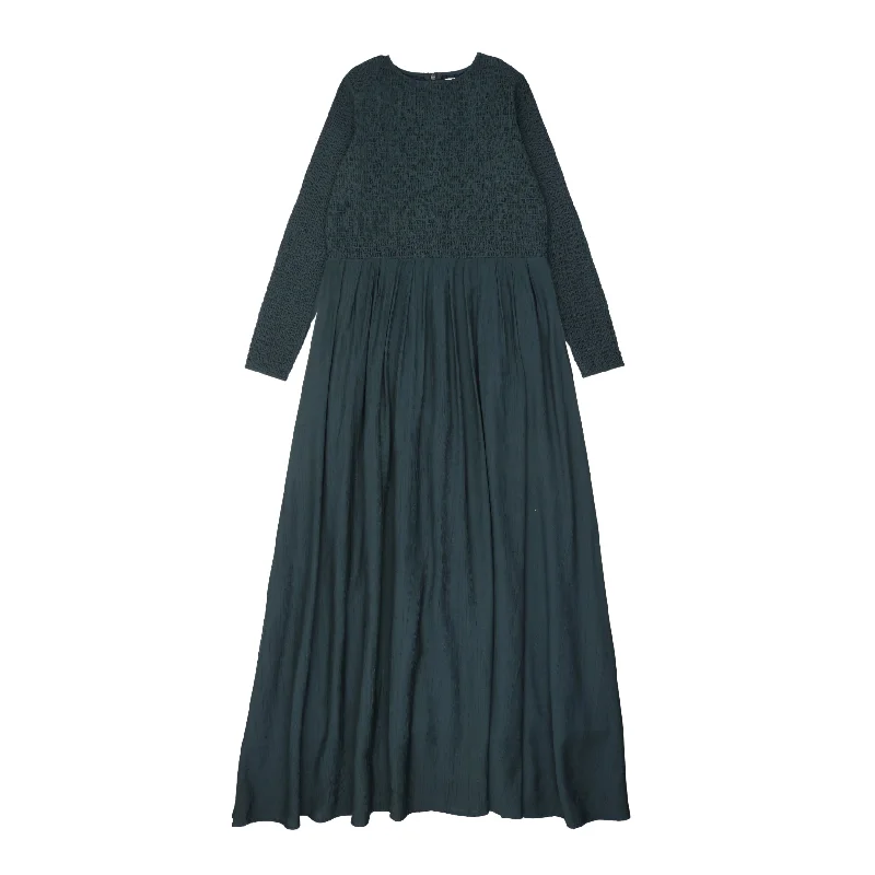 maxi dress ruched top with flowy bottom - navy Cool Women's Distressed