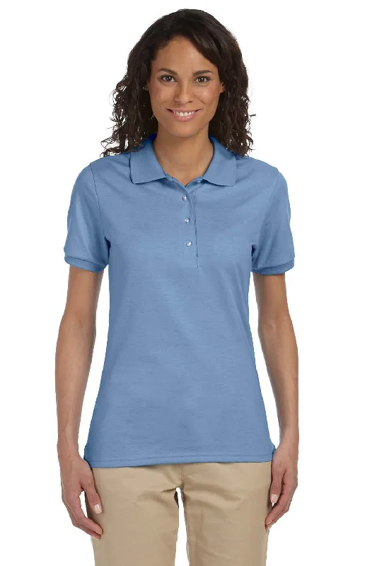 Jerzees Womens SpotShield Stain Resistant Short Sleeve Polo Shirt - Light Blue Modern Women's Jerzees Womens SpotShield Stain Resistant Short Sleeve Polo Shirt - Light Blue Modern Women's