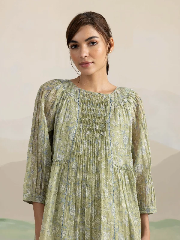 Aloe Chintz Midi Dress Gym