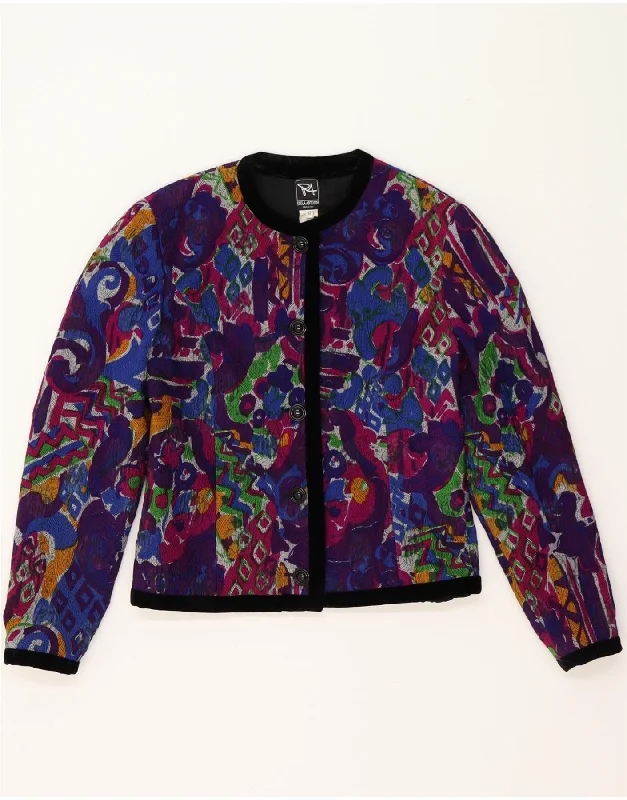 PAOLA ANTONINI Womens 5 Button Blazer Jacket IT 42 Medium Multicoloured Elegant Women's Formal PAOLA ANTONINI Womens 5 Button Blazer Jacket IT 42 Medium Multicoloured Elegant Women's Formal