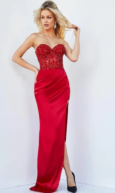 Jovani 22911 - Beaded Sweetheart Prom Dress Sustainable Organic