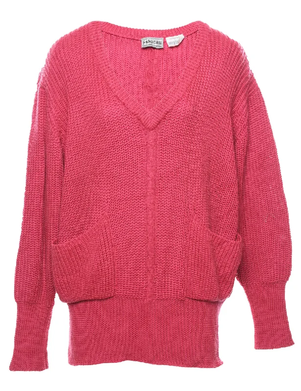 Classic Hot Pink Jumper - XL Sophisticated Women's 