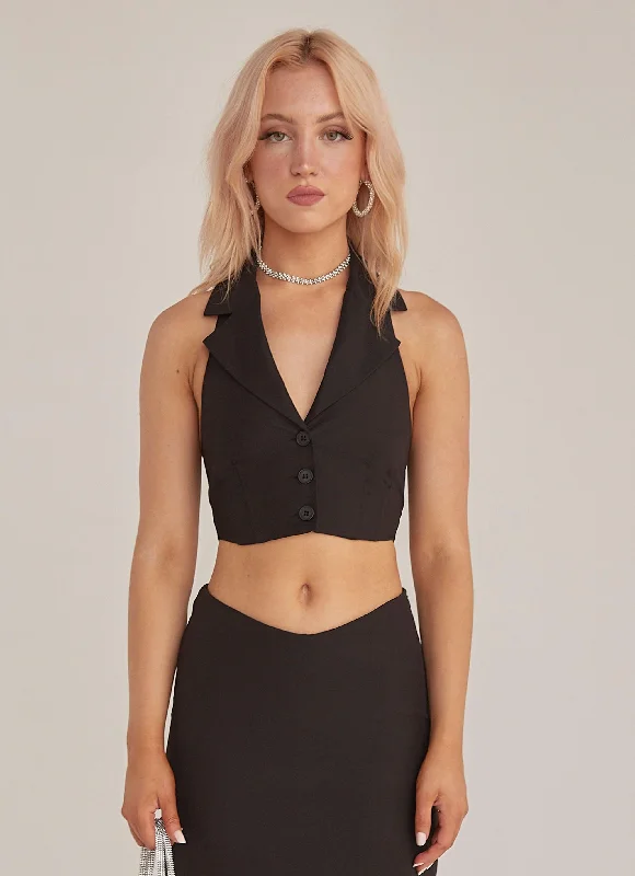 Sound Check Vest Top - Noir Earthy Women's 