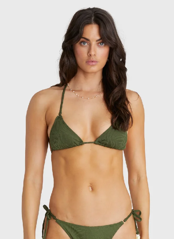 Olive Aurora Triangle Relaxed Women's Beachy