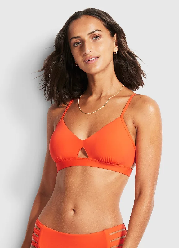 Active Hybrid Bralette - Spicy Orange Laid - back Women's Vibe