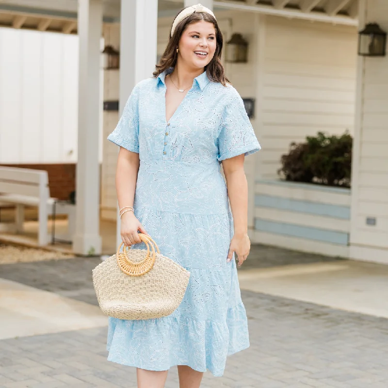Meet Me In The Hamptons Dress, Blue Street