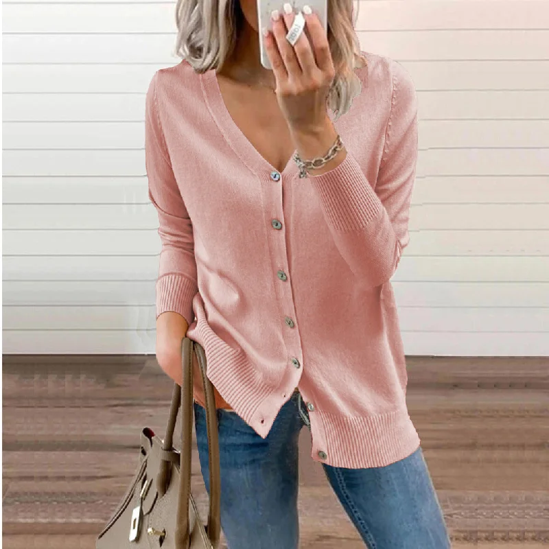 Wool Jumper V-Neck Jumper Jacket Women Wholesale Edgy Women's Punk