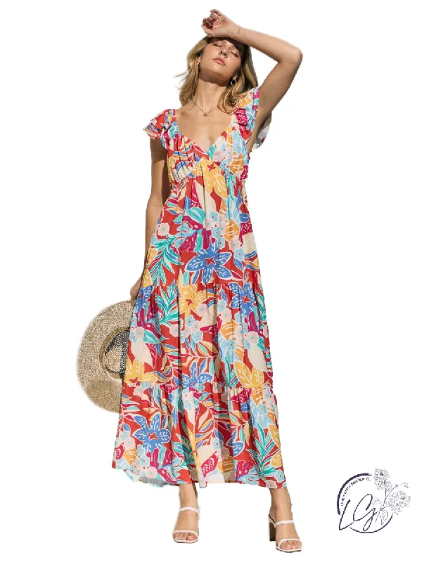 Fun In The Sun Maxi Dress Relaxed Women's Beachy