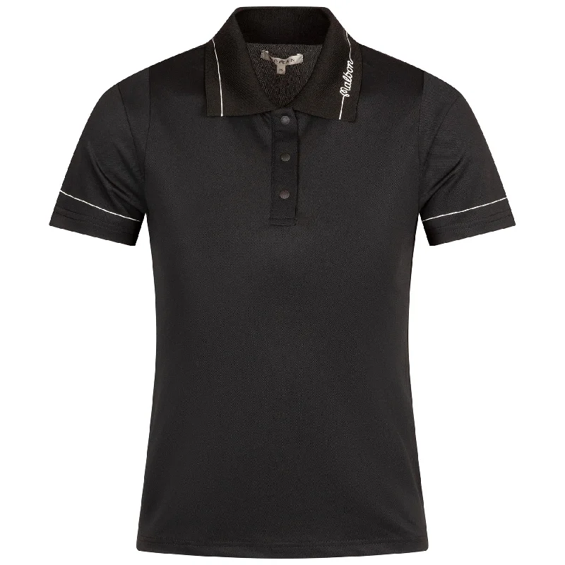 Womens Paloma Polo Black/Snow White - 2025