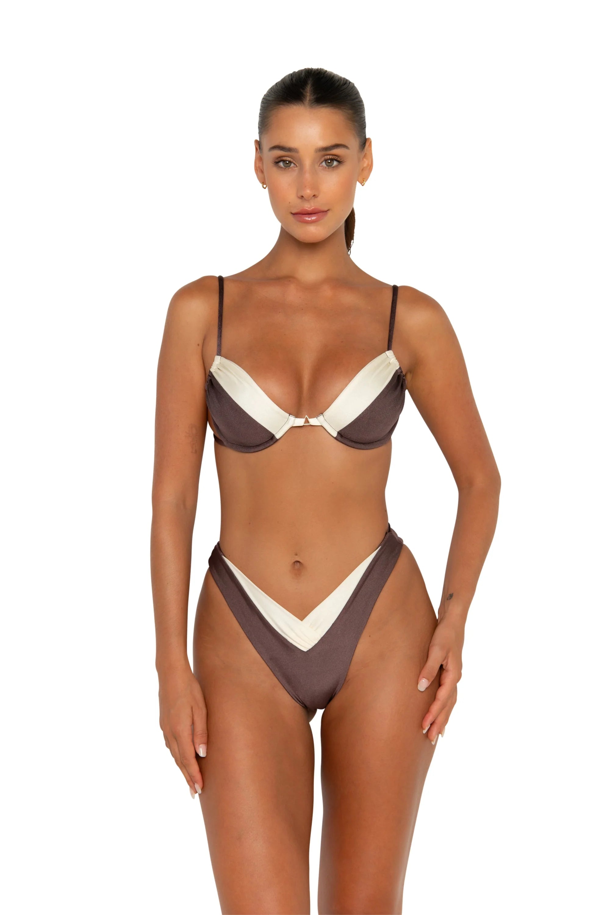 Sheridan Top Cacao Edgy Women's Punk