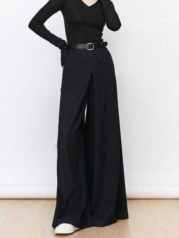 BerryBetty - City Walk Wide Leg Pants Sustainable Organic