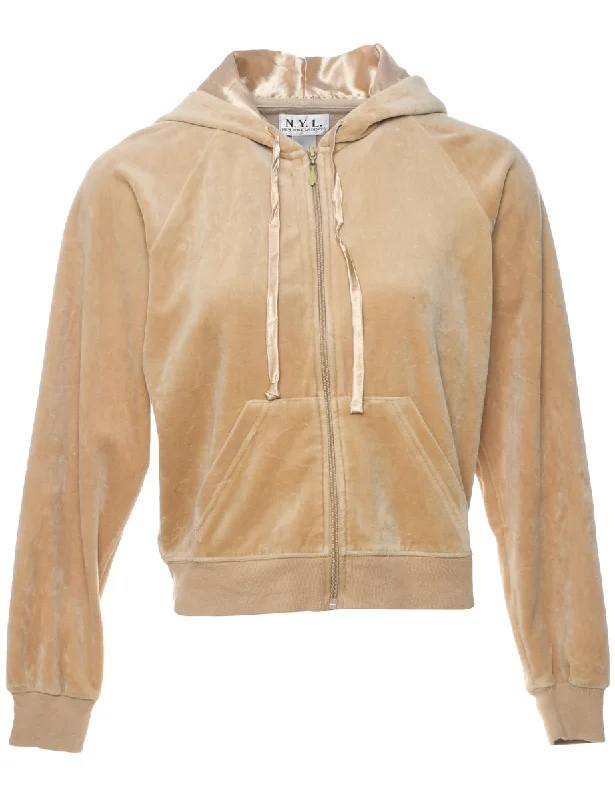 Velvet Track Top - S Polished Women's Silk