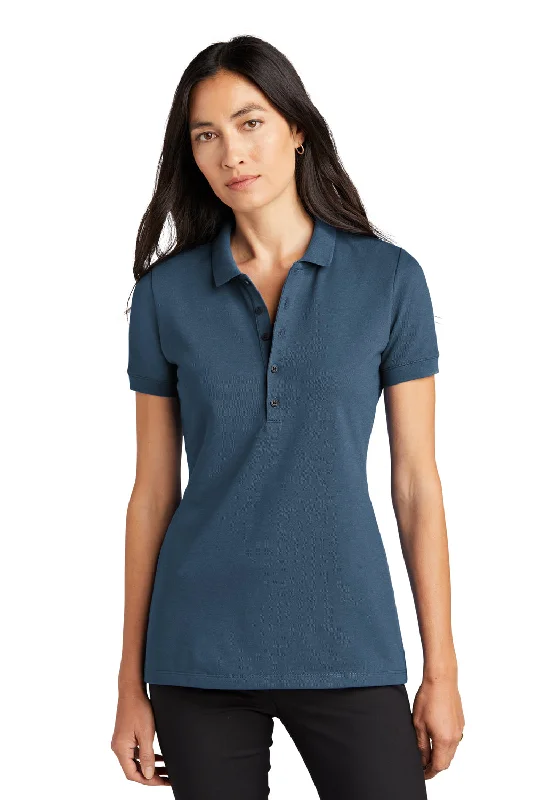 Mercer+Mettle Womens Moisture Wicking Short Sleeve Polo Shirt - Insignia Blue Feminine Women's Soft Mercer+Mettle Womens Moisture Wicking Short Sleeve Polo Shirt - Insignia Blue Feminine Women's Soft
