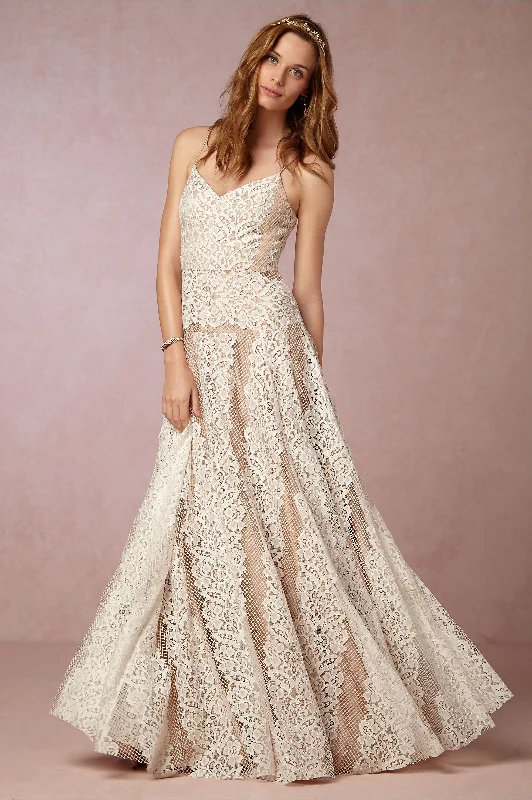 BHLDN Tracy Reese Larkin Gown Geometric