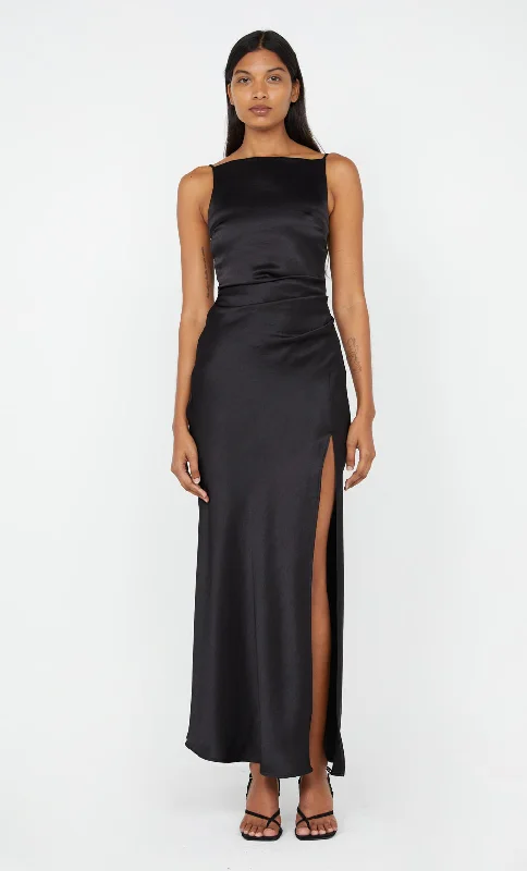THE DREAMER MAXI DRESS - BLACK Preppy Women's College