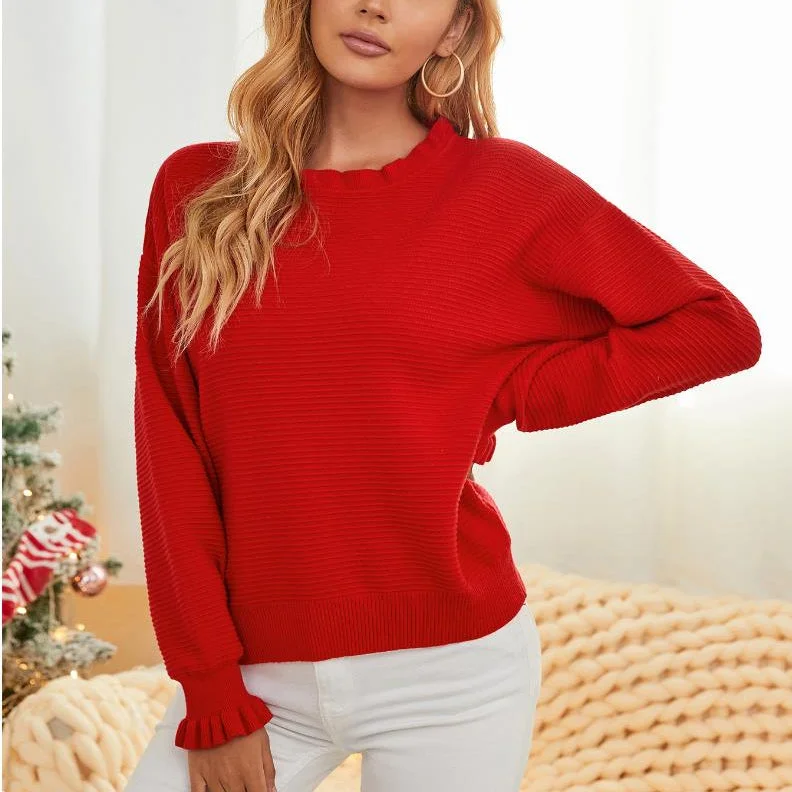 Temperament Loose Simple Take Sweater For Women Wholesale purpose