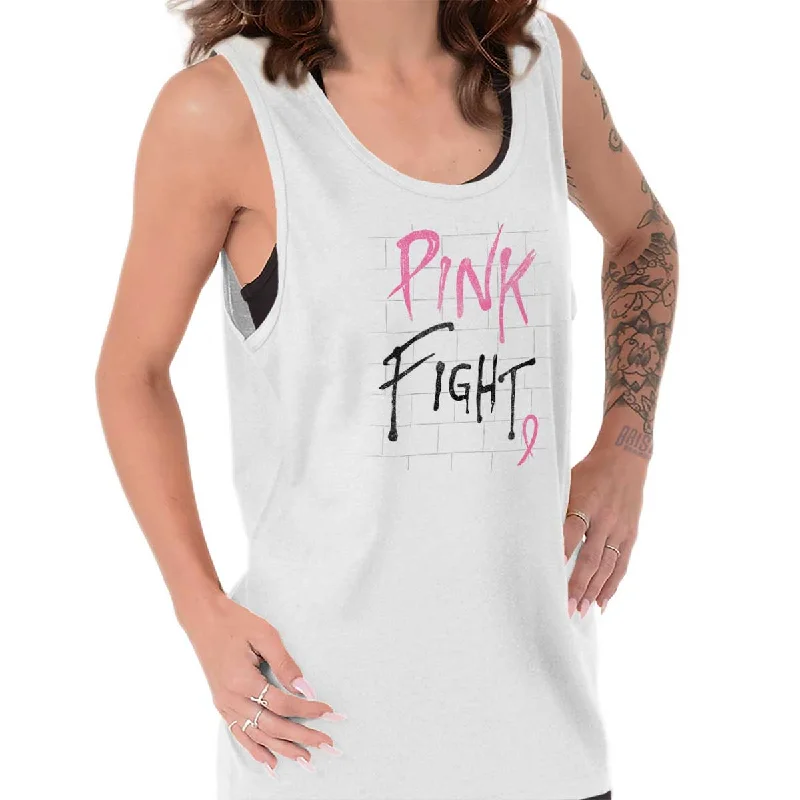 BCA Pink Fight Tank Top Bohemian Women's Free